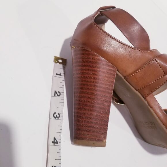 Kenneth Cole Reaction Cool Daze Colorblock Block Heels Strappy Sandals - Picture 5 of 10